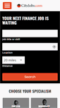 Mobile Screenshot of cityjobs.com